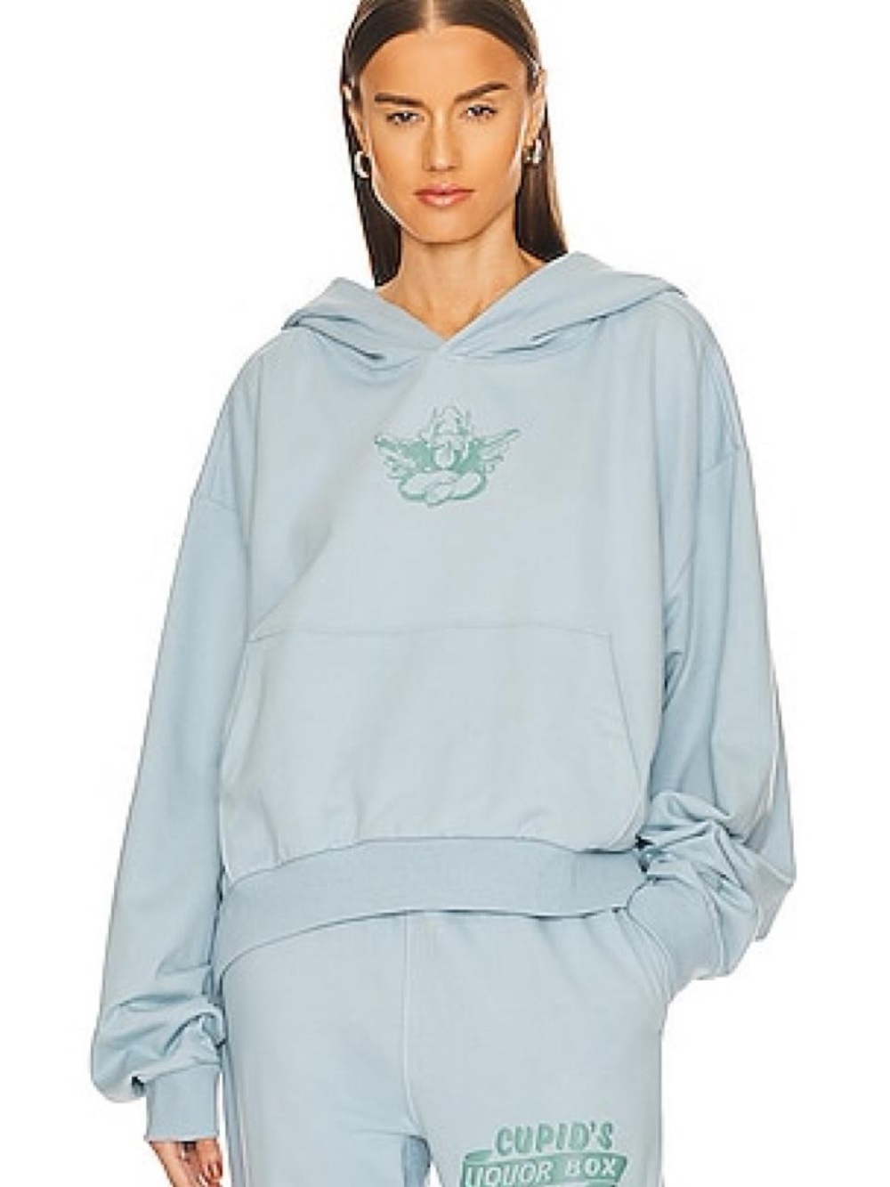 Boys Lie Cupid's Liquor Hoodie in Sky Blue
